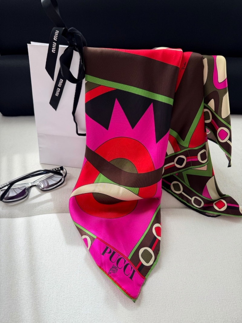 Pucci Vivara Print Silk Twill Blouse