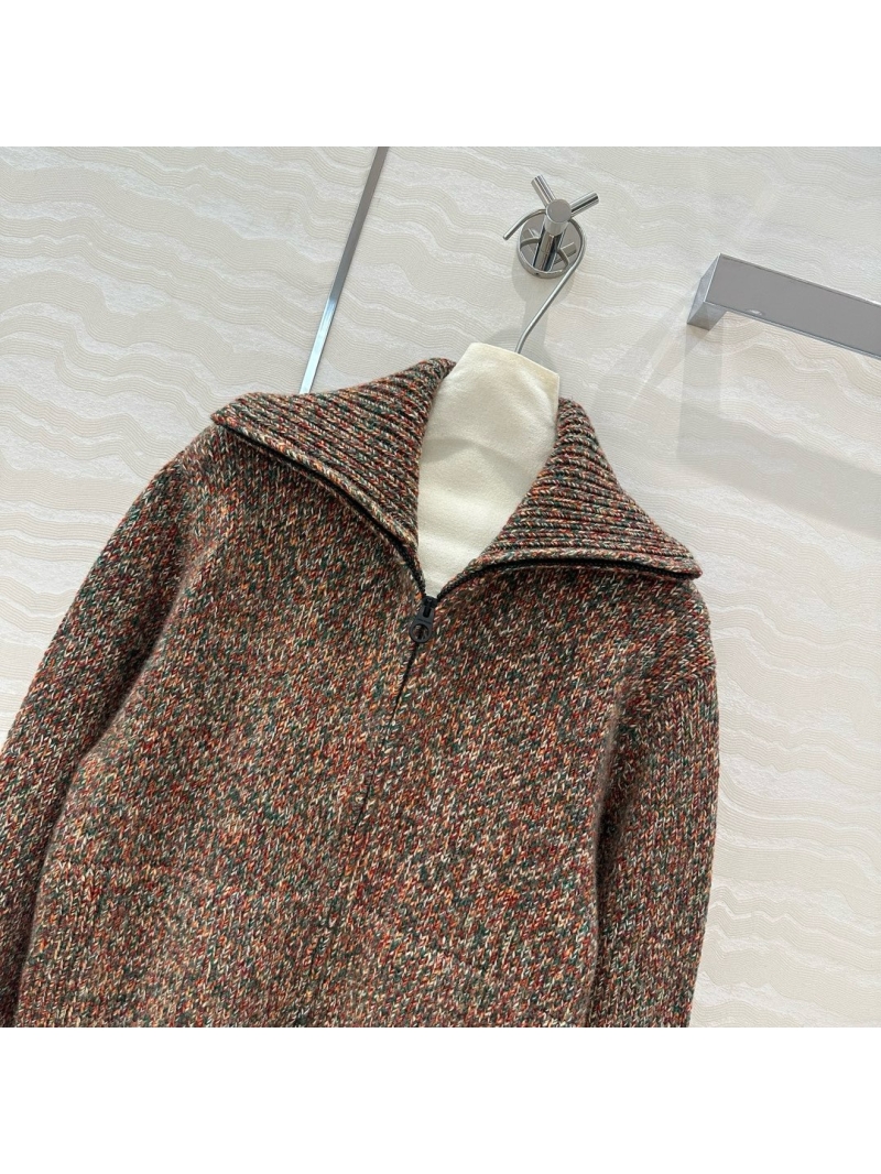 Loro Piana 24FW Cashmere Aviator Jacket Forest Heather Green