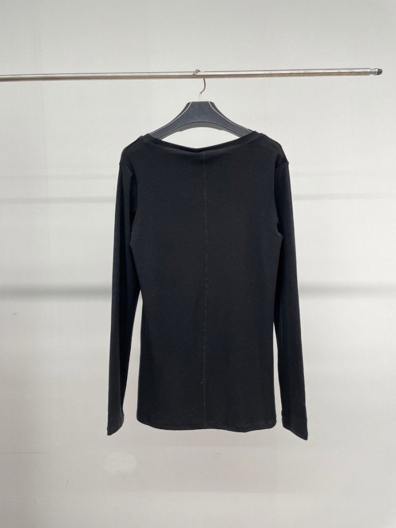 Miu Miu 24 FW Early Autumn Collection Logo Long-Sleeve Base Dress