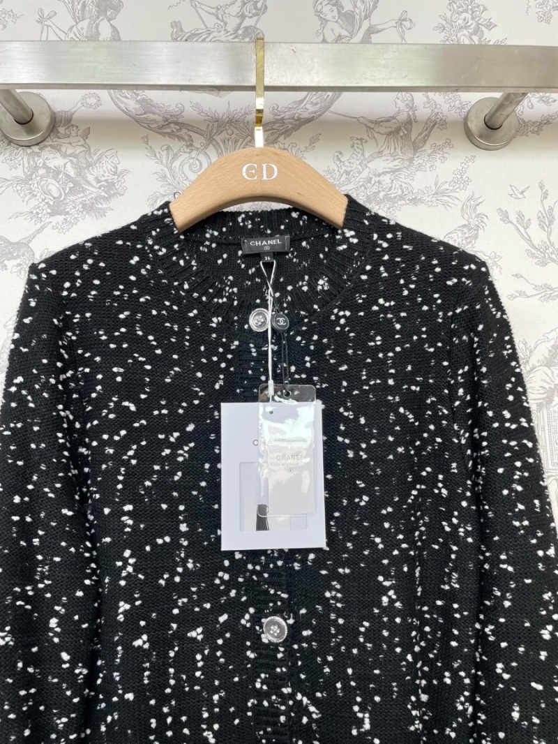 Chanel Wool Blend Knit Jacket