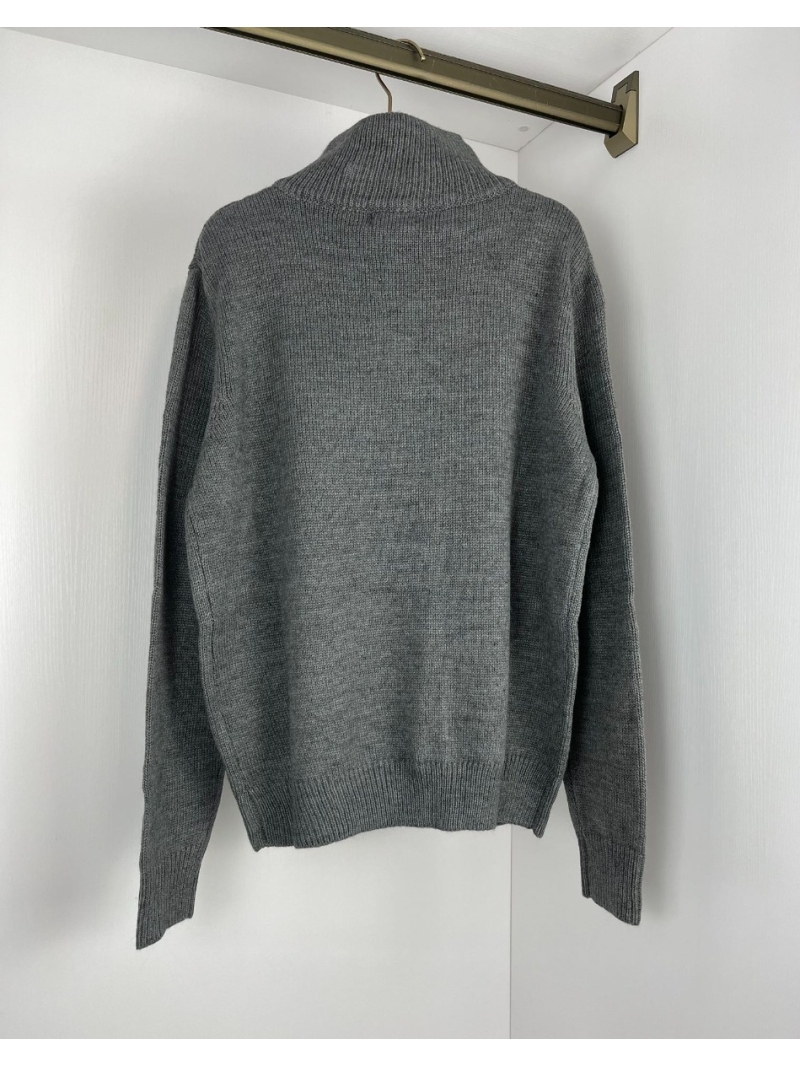Celine Triomphe Embroidery Luxurious Wool Blend Sweater 