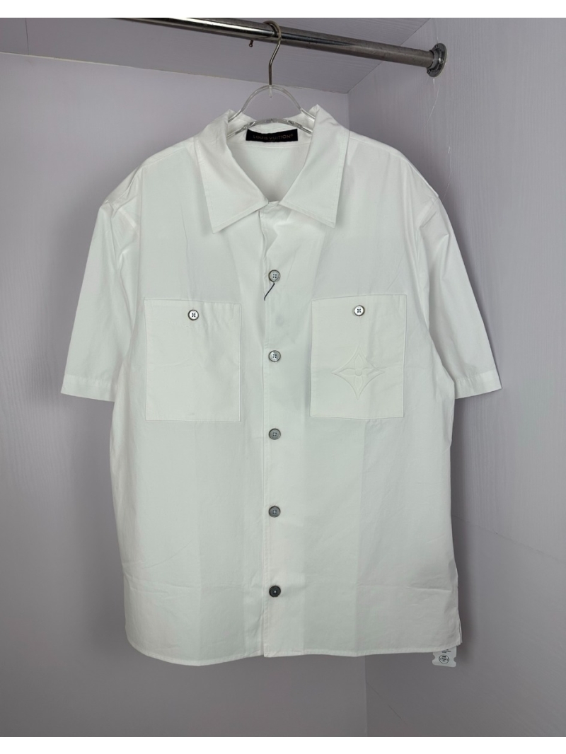 Louis Vuitton LV 2025 Sophisticated Embossed Shirt White