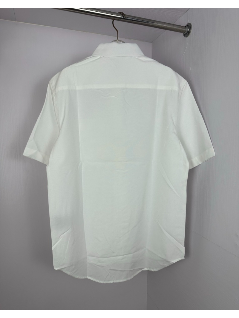 DIOR 2025 Label Edition Clean-Fit Short-Sleeve Shirt – White