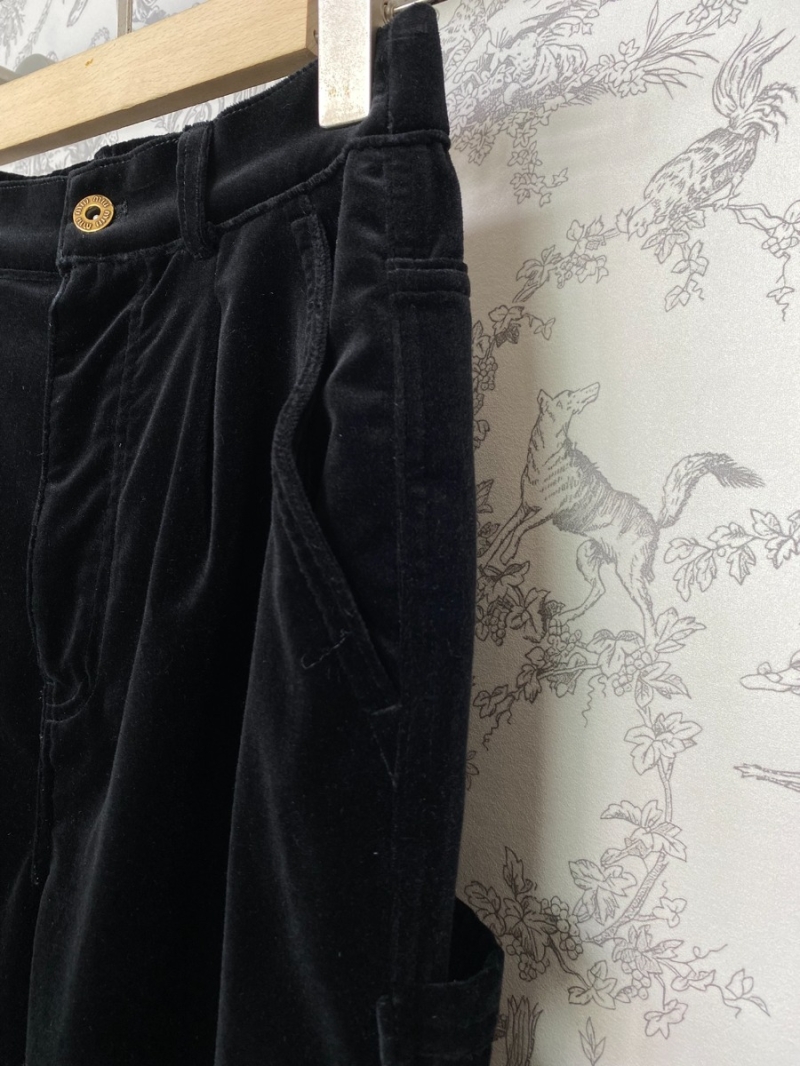 Miu Miu Early Spring 2024 Velvet Jacket and Trouser Set