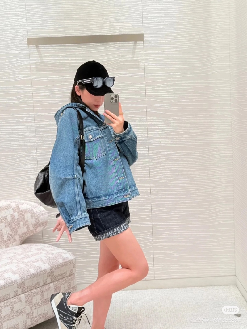 Dior 25 Spring/Summer Stylish Denim Jacket Blue