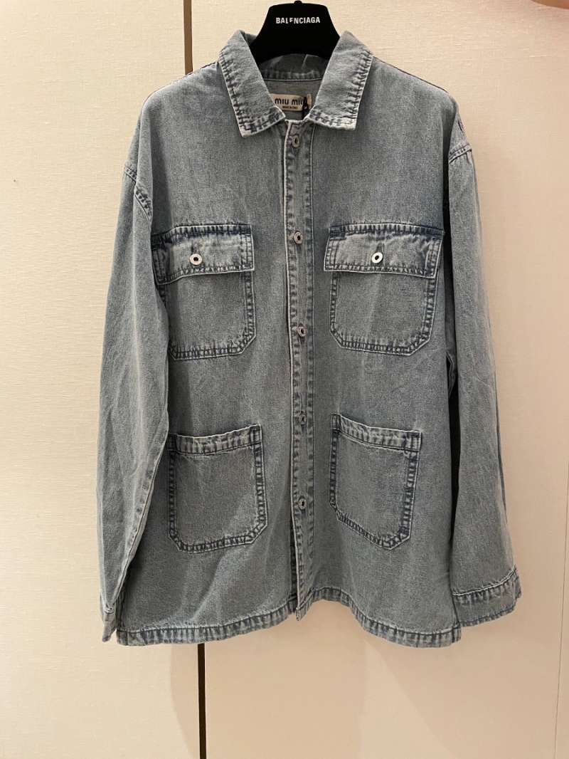 Miu Miu New Fall/Winter Denim Shirt Jacket