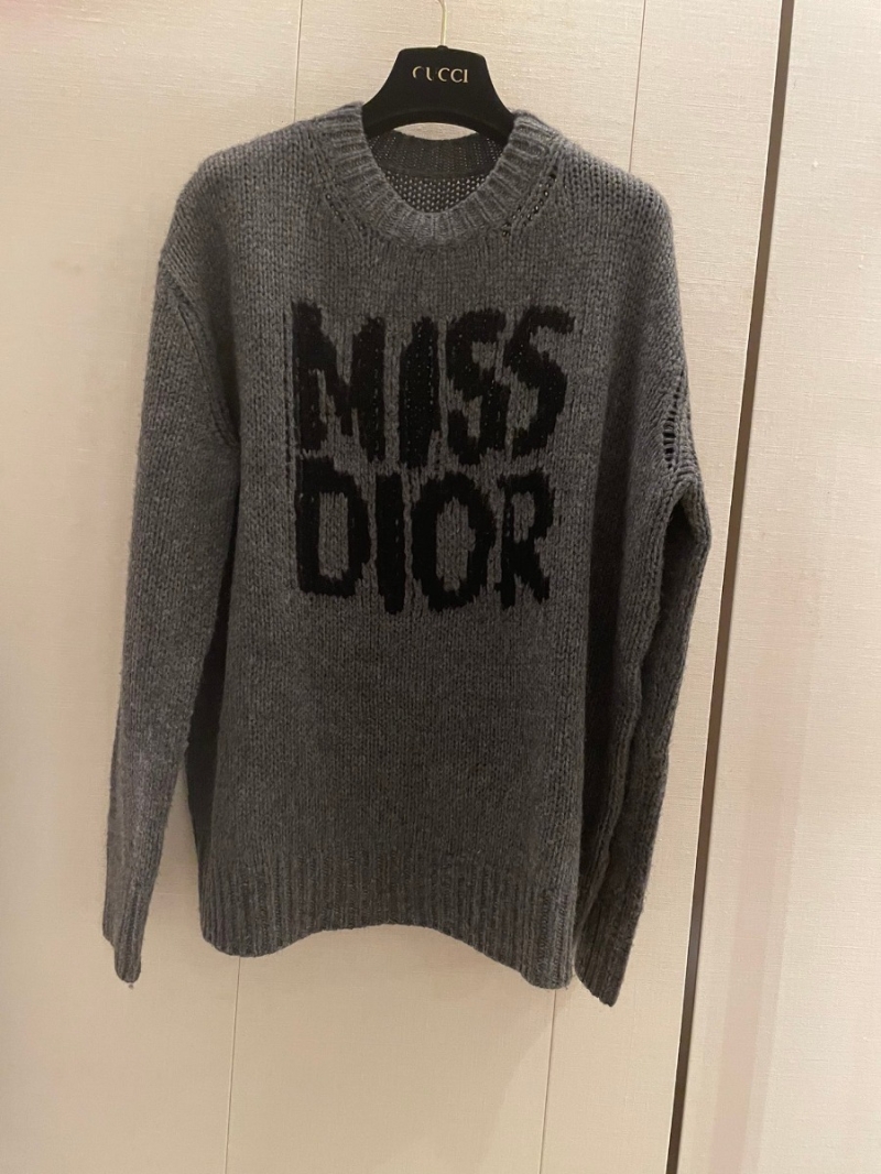 Dior Fall/Winter Collection Cashmere Silk Wool Knit Sweater