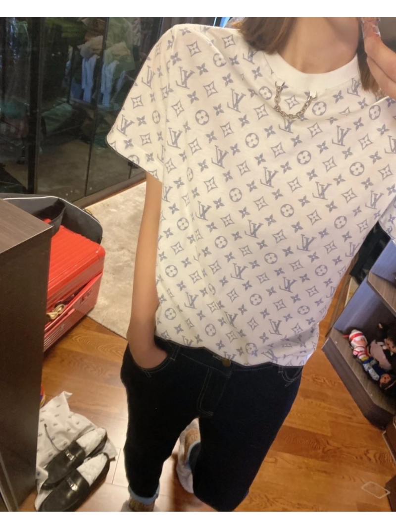 Louis Vuitton LV Monogram Chain Print T-Shirt