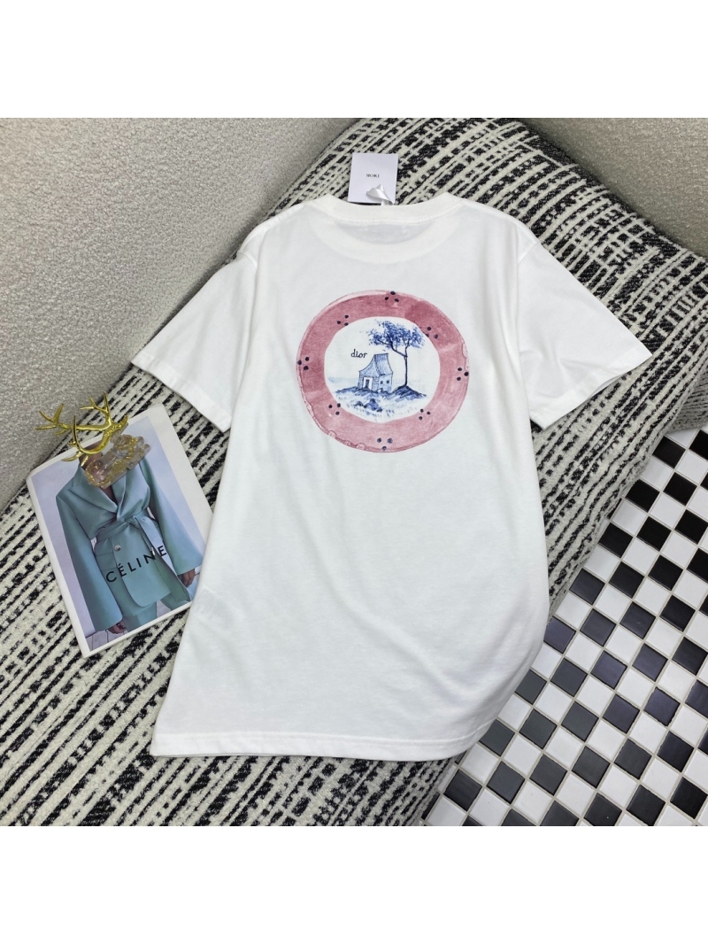 Dior 2025 Early Spring Collection Oversized Cotton Crewneck T-Shirt