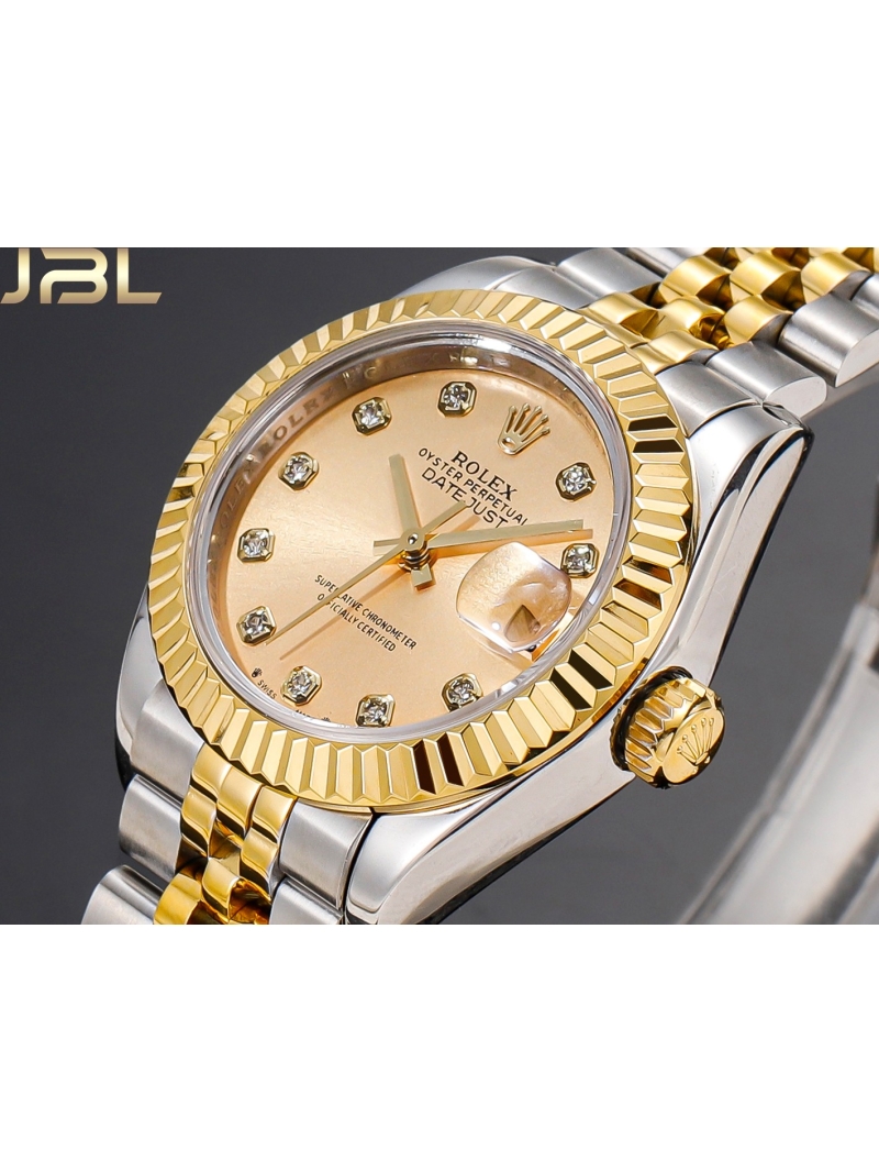 Rolex Women's Datejust 28mm with Genuine Diamonds Gold
