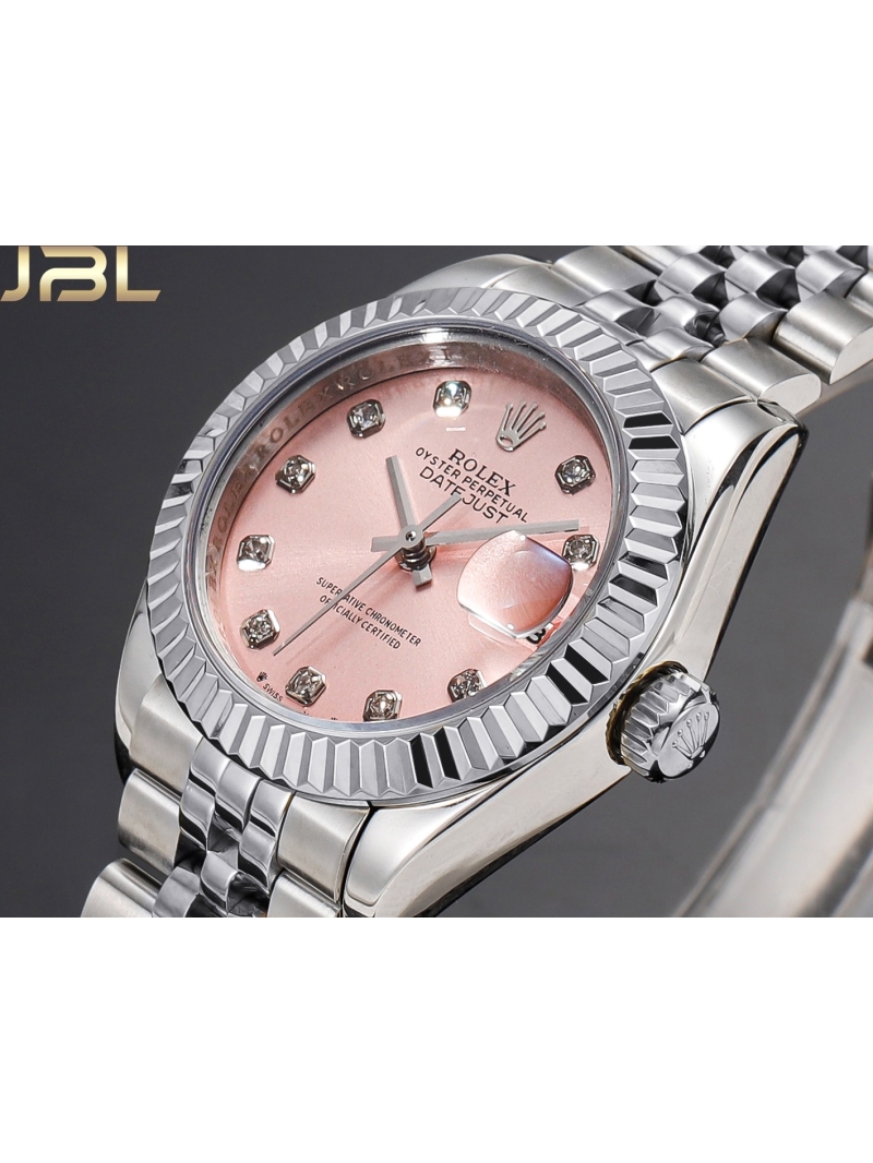 Rolex Women's Datejust 28mm with Genuine Diamonds pink