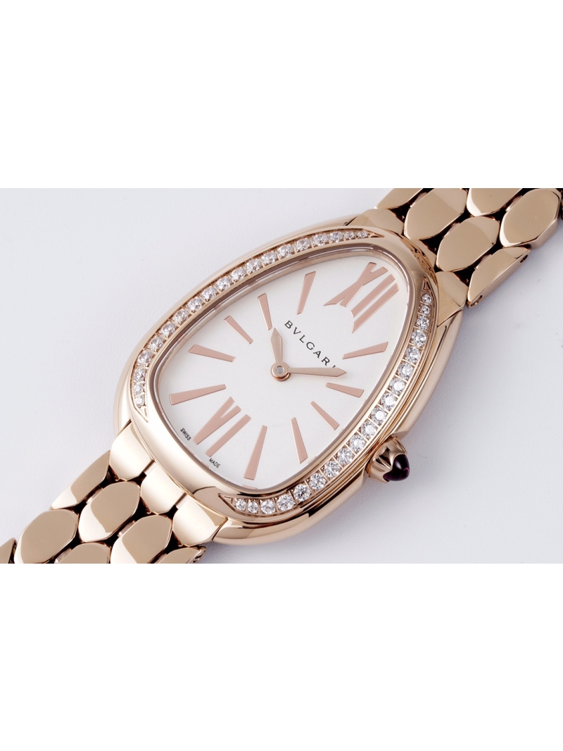 Bvlgari Serpenti Seduttori Gold Shadow Watch with diamond rose gold
