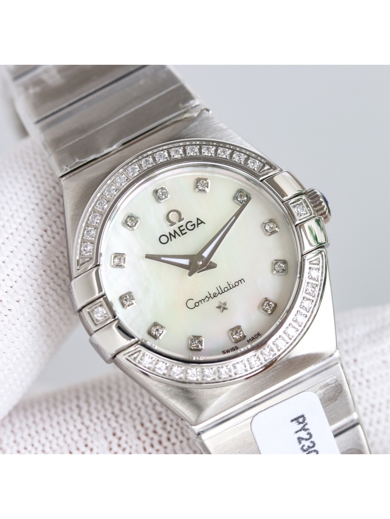 OMEGA Constellation Classic Women's Watch Silver White