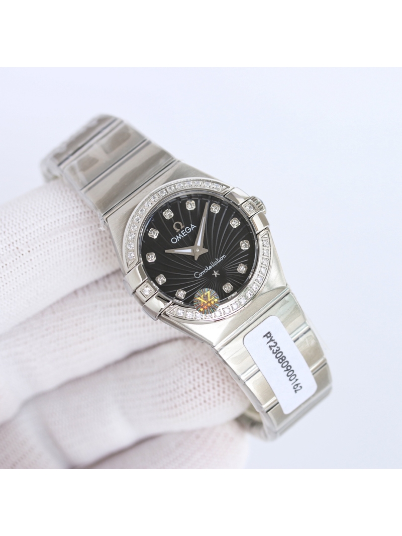 OMEGA Constellation Classic Women's Watch Silver black