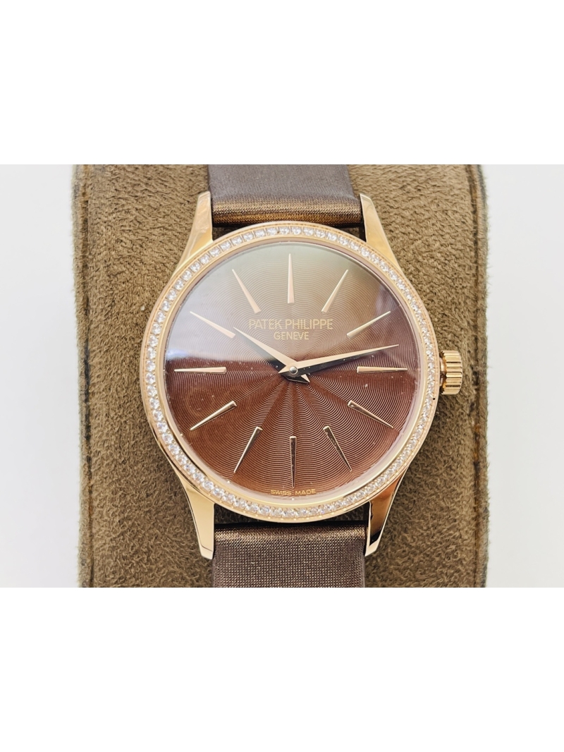 Patek Philippe Classic Women's Watch Series 4897 with diamond brown