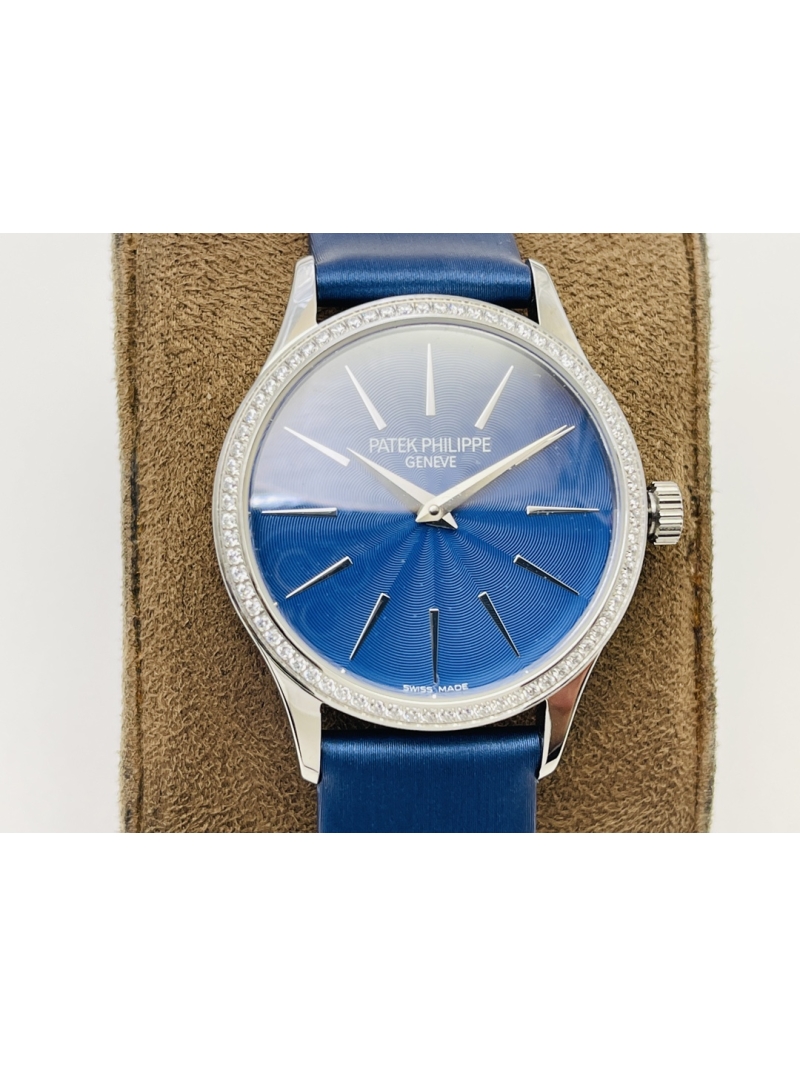 Patek Philippe Classic Women's Watch Series 4897 with diamond blue