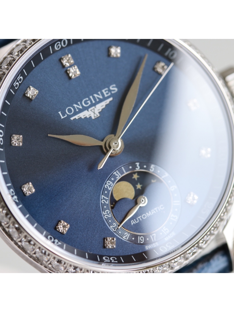 Longines Master Collection Women's Watch L2.409.4.87.4 with diamond blue