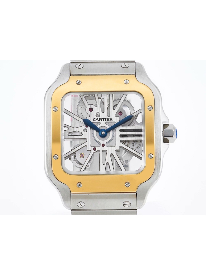 Cartier Santos De Cartier Watch Gold bezel