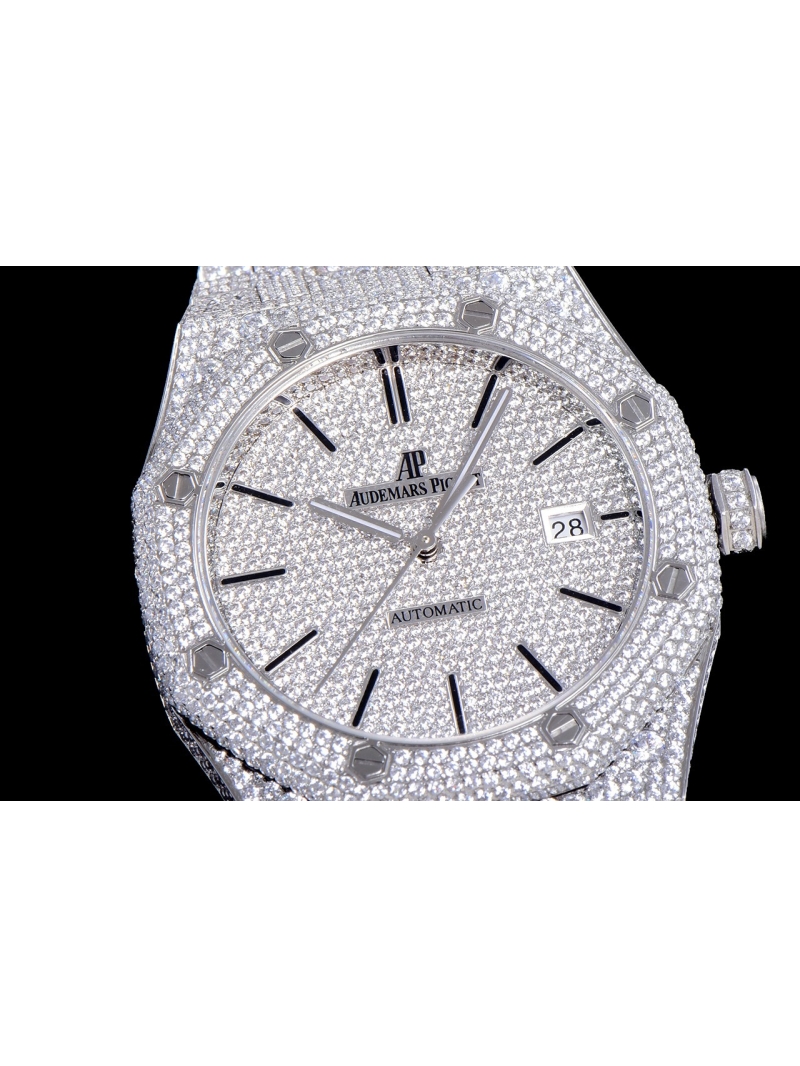 Audemars Piguet Royal Oak 15400 Starry Sky Limited Edition with Swarovski Crystals Platinum