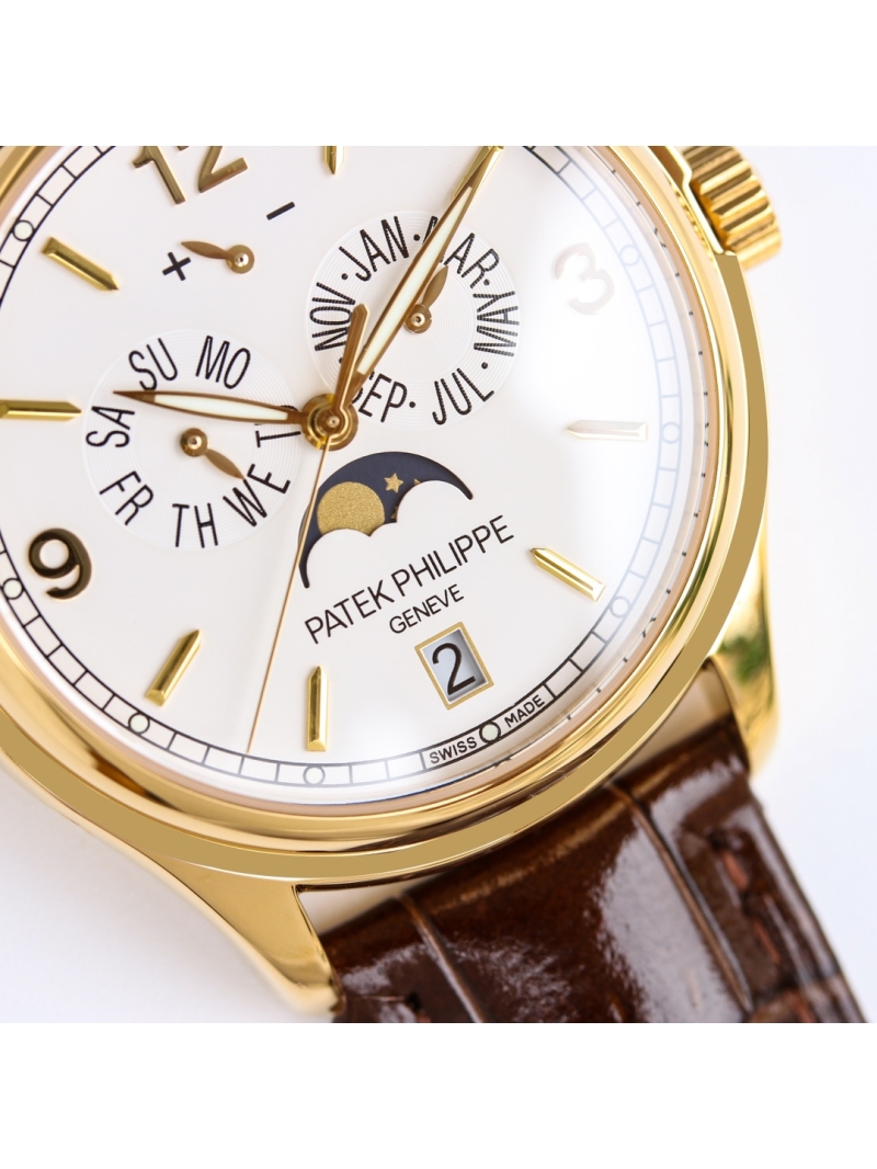 Patek Philippe Chronograph Series 5146R 5147 Gold White - The Epitome of Craftsmanship