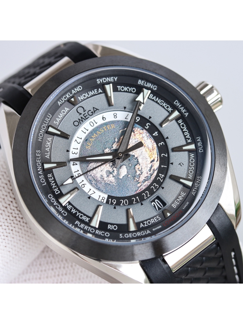 Omega New Seamaster Aqua Terra World Time Watch