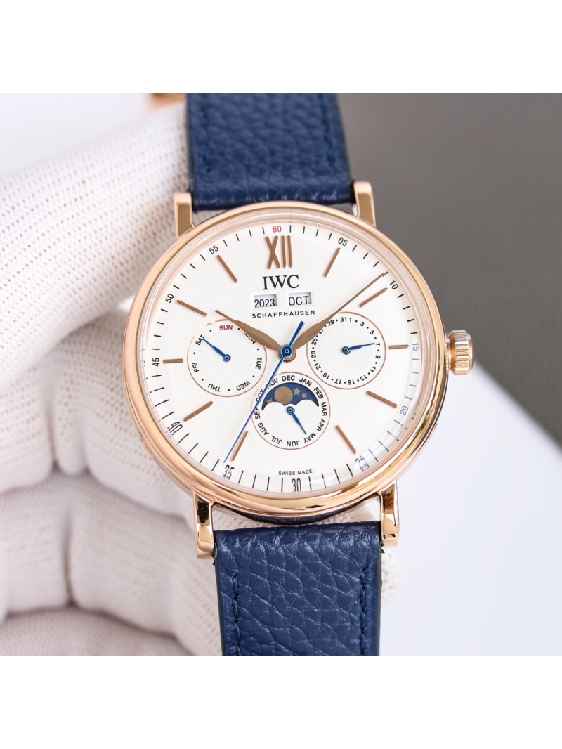 IWC Schaffhausen Portofino Perpetual Calendar Watch white
