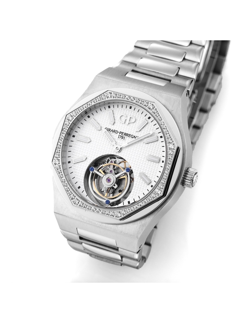 Girard-Perregaux and Patek Philippe Limited Edition Middle East Tourbillon Watch Platinum