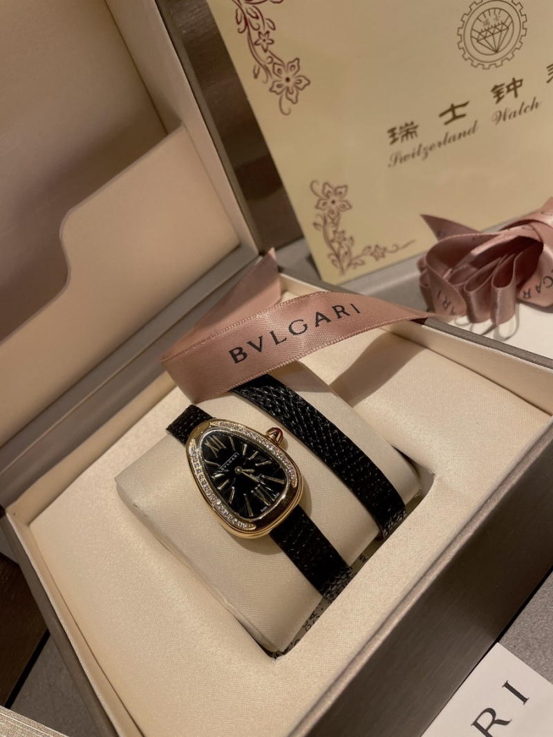 Bvlgari Serpenti Watch Half Diamond in light gold tone – The Ultimate Elegance in Timekeeping
