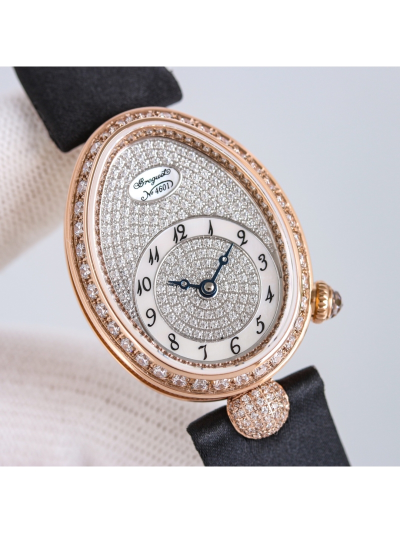 Breguet Reine de Naples wristwatch in 18-carat rose gold
