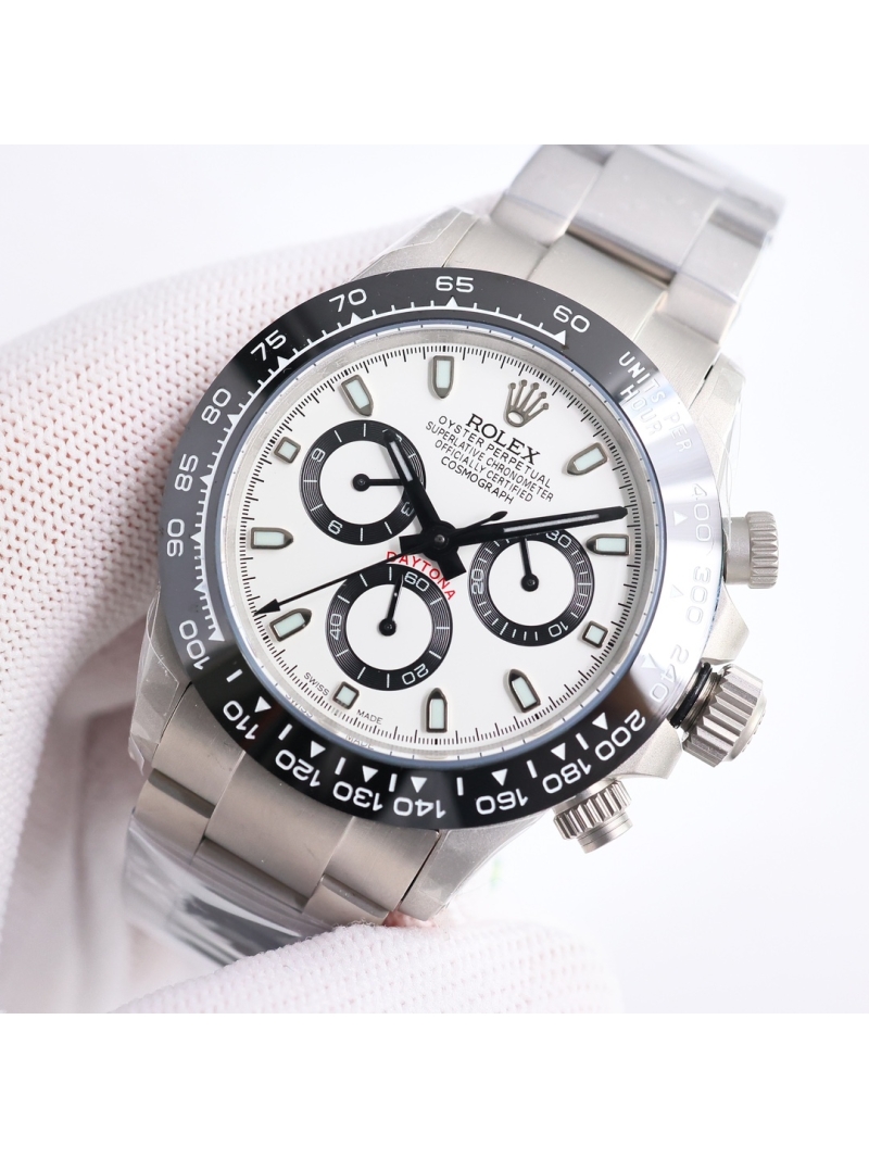 Rolex Cosmograph Daytona Oyster 40mm platinum BLAKEN white dial