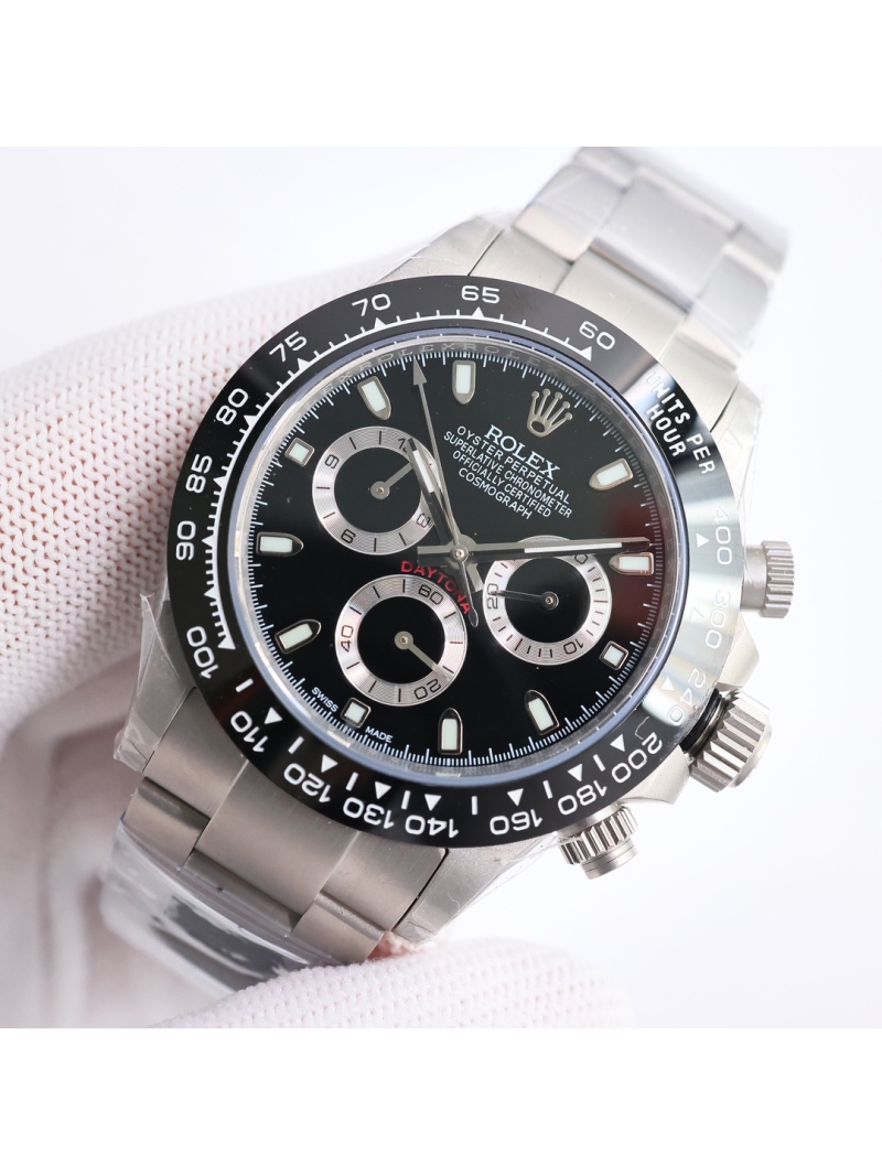Rolex Cosmograph Daytona Oyster 40mm platinum BLAKEN black dial