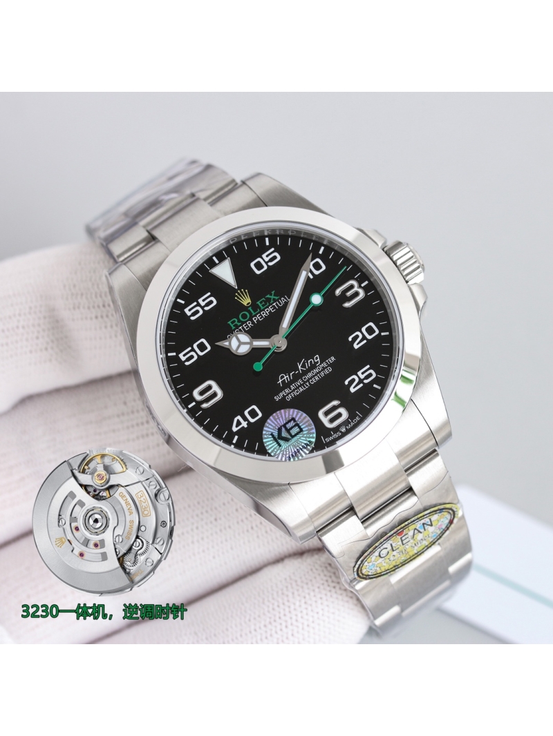 Rolex Air-King Stainless Steel Pilot Watch