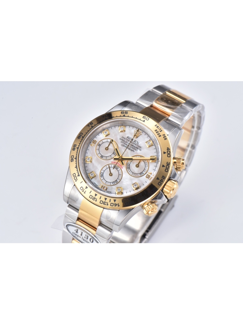 Rolex Cosmograph Daytona 40mm Oyster Perpetual mix gold with diamond