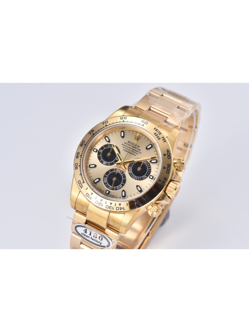 Rolex Cosmograph Daytona 40mm Oyster Perpetual gold dial with gold