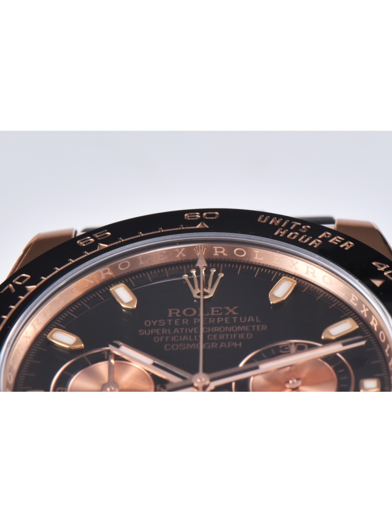 Rolex Cosmograph Daytona 40mm Oyster Perpetual black rubber with rose gold