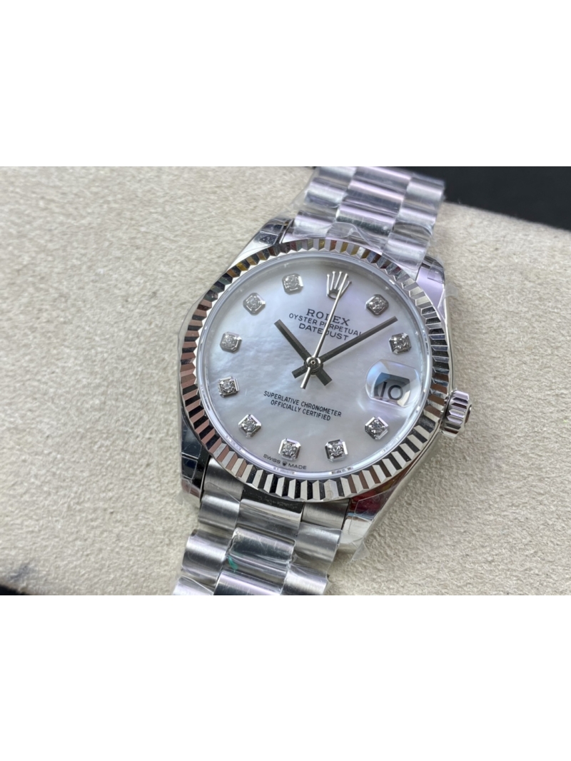Rolex Lady-Datejust 31 mm -pearl-18kt white gold