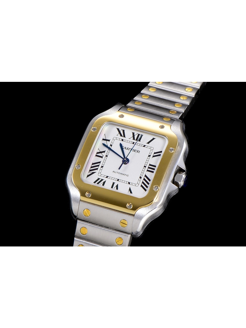 Cartier Santos de Cartier Watch 35mm Steel and 18K Yellow Gold