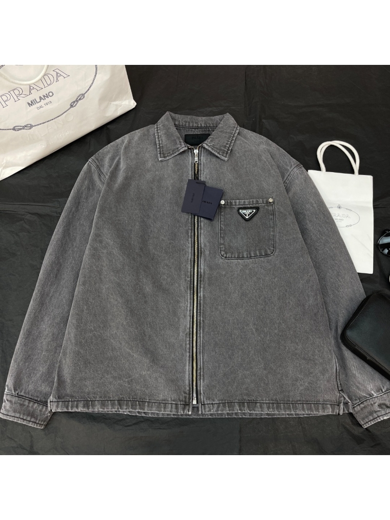 Prada Washed Denim Jacket