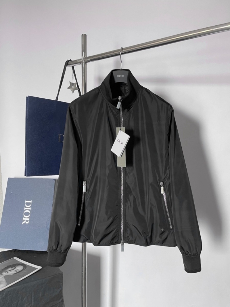 Dior Collection Black High-Tech Fabric Bee Jacket