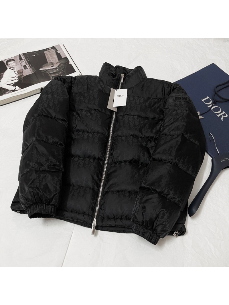 Dior Monogram Down Jacket in Classic Black