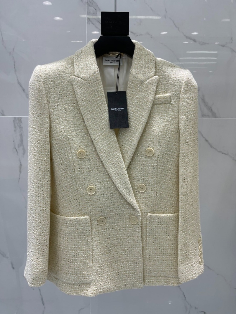 SAINT LAURENT Wool Tweed Jacket