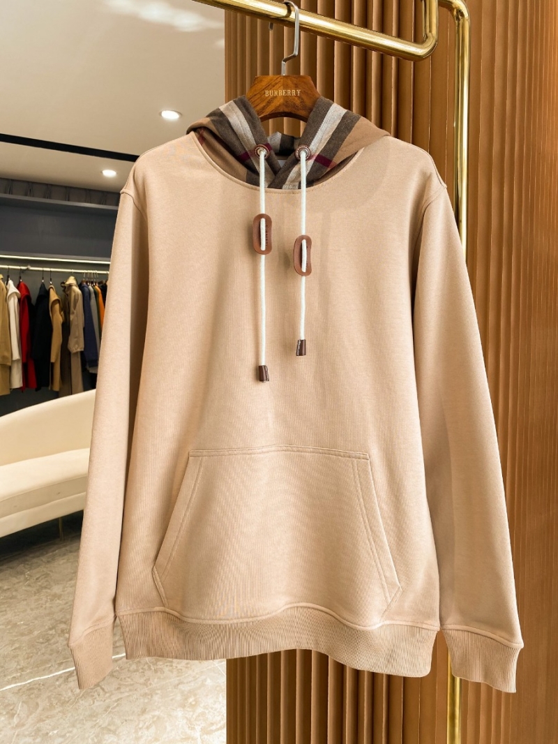 Burberry Unisex Cotton Blend Hoodie with Signature Check Pattern