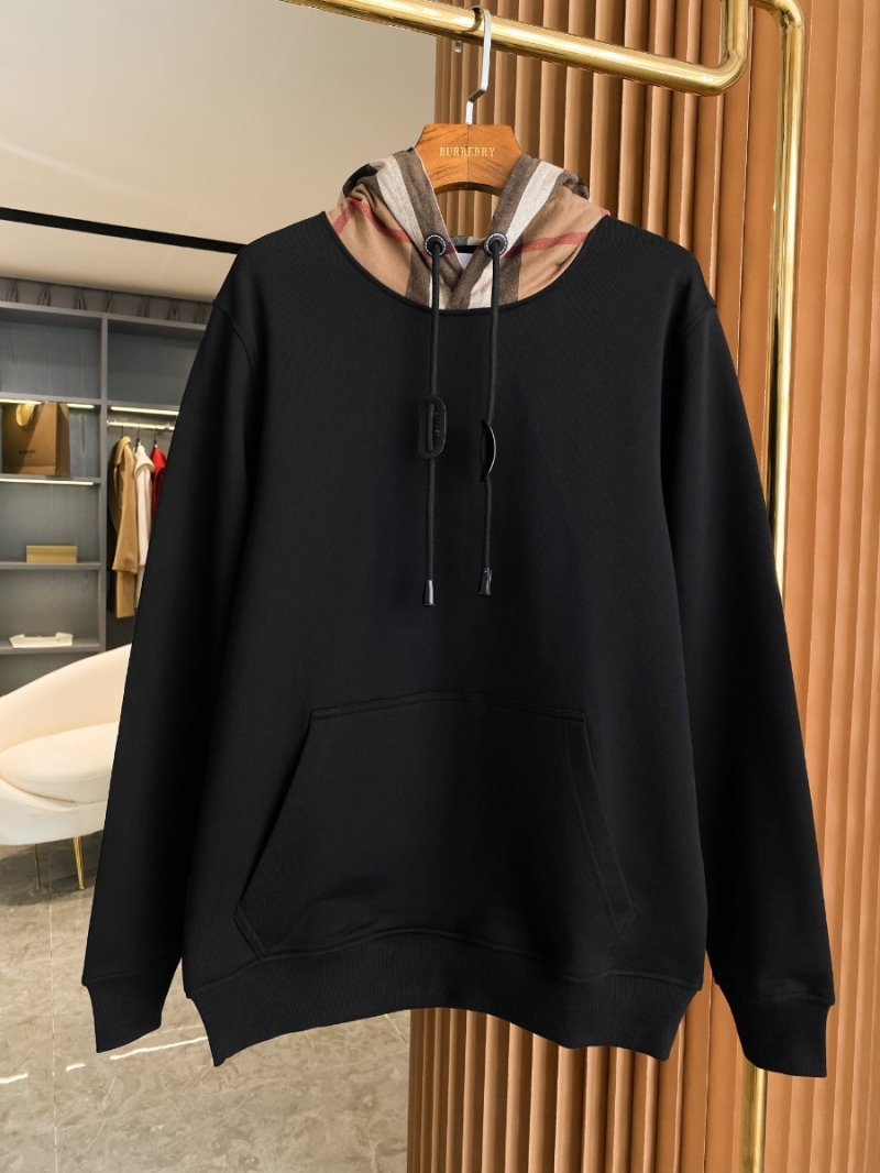 Burberry Unisex Black Snapshot-Colored Hoodie with Iconic Check Design