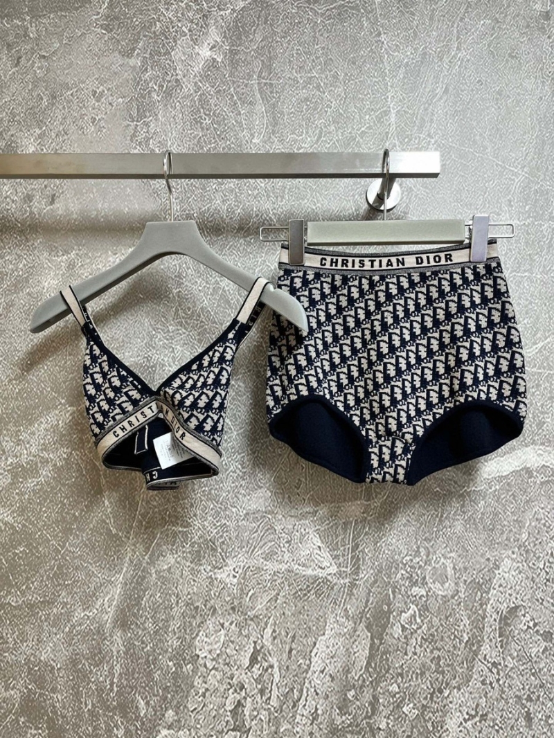 Dior Classic Oblique Two-Piece Lingerie Set