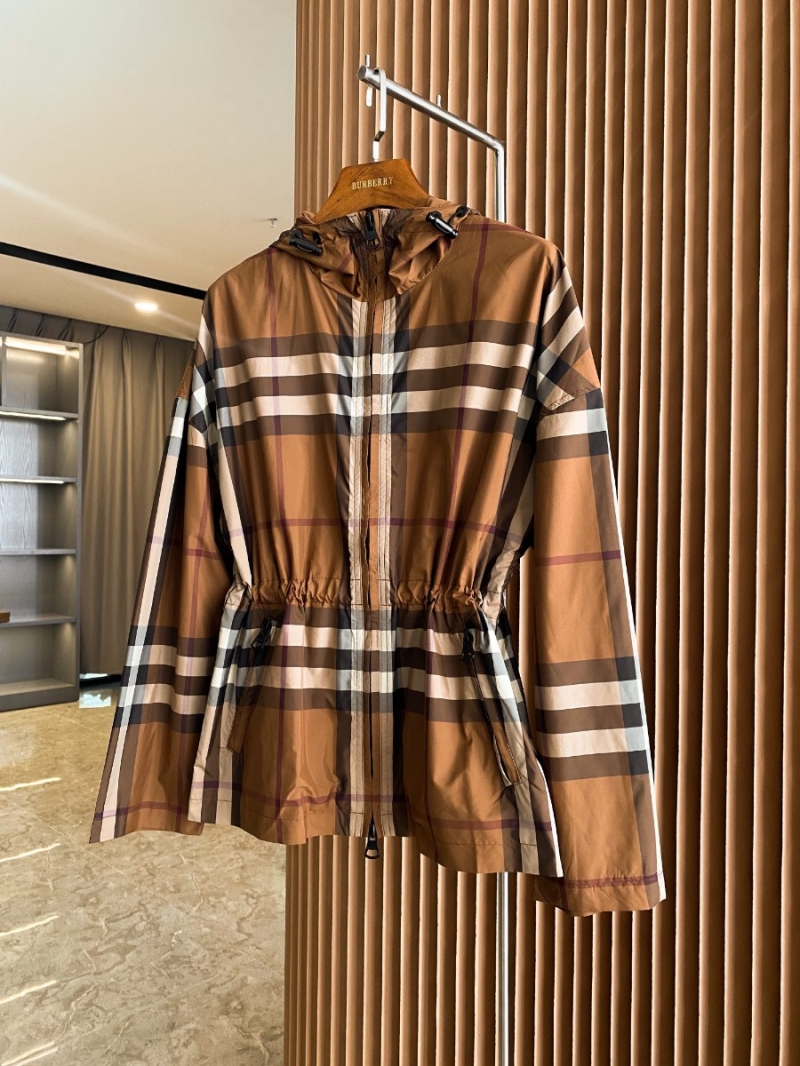 Burberry Unisex Plaid Hooded Jacket