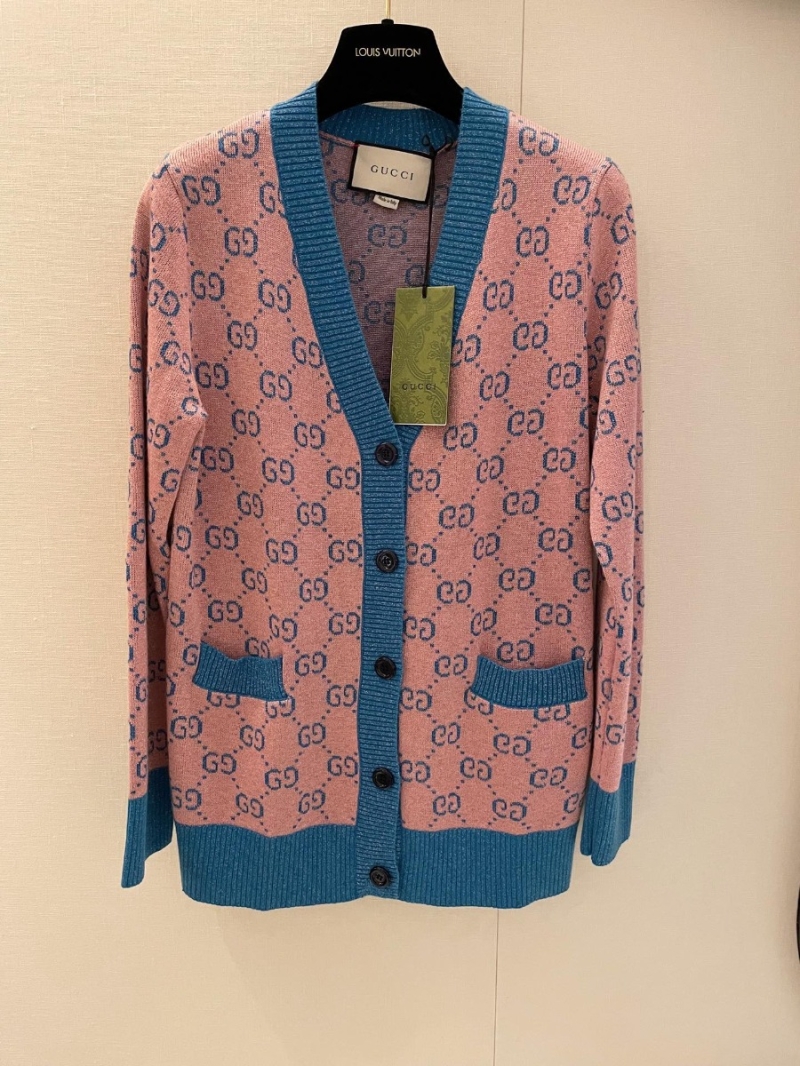 Gucci GG Autumn/Winter Knit Cardigan pink