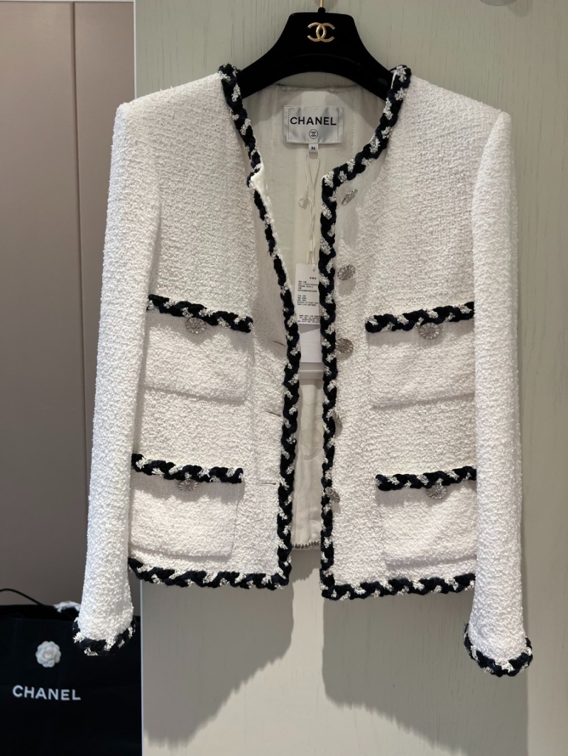 CHANEL Handcrafted Woven Jacket: True-to-Origin with ZP Custom Fabric
