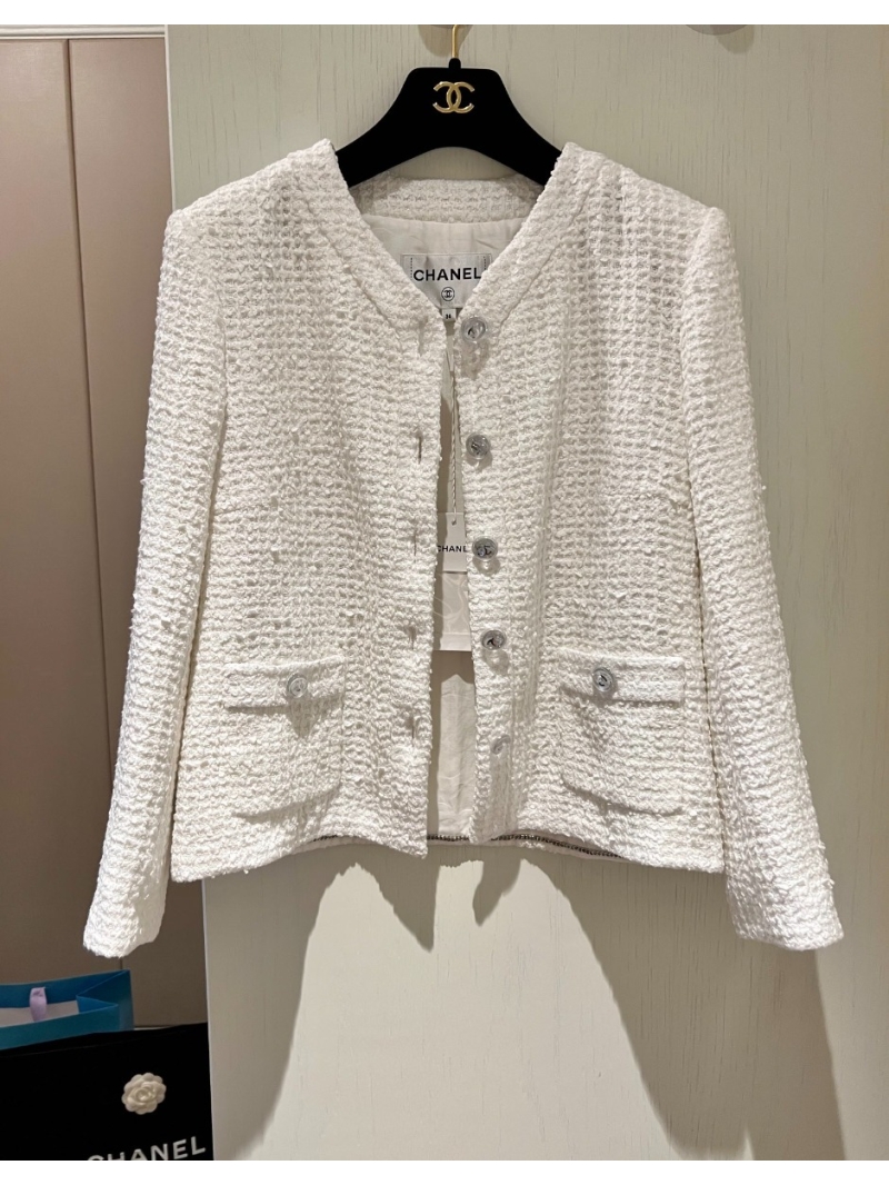 CHANEL White Jacket