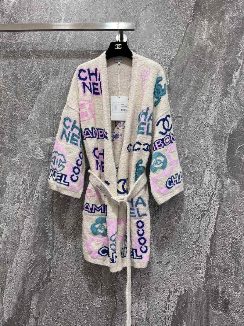 Chanel Coco Multicolor Knit Cardigan