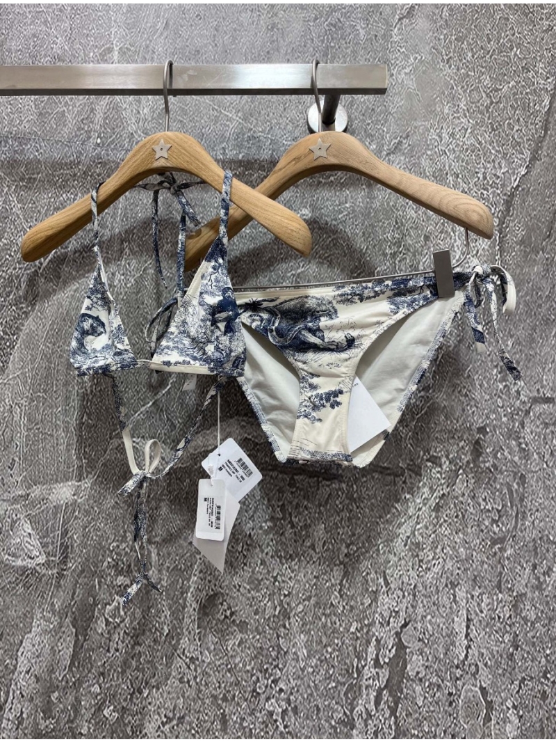 Dior Animal Print Bikini Swimwear